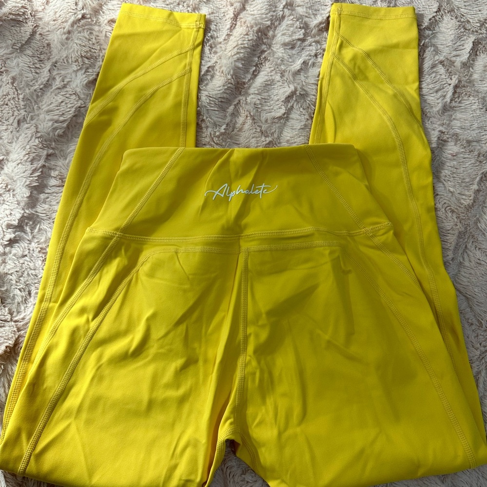 Alphalete pulse surge leggings citrus